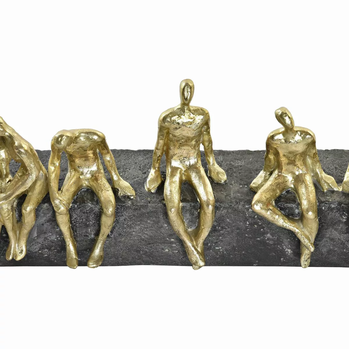 Deko-figur Dkd Home Decor Golden Harz Dunkelgrau Menschen Moderne (45,3 X 6 günstig online kaufen