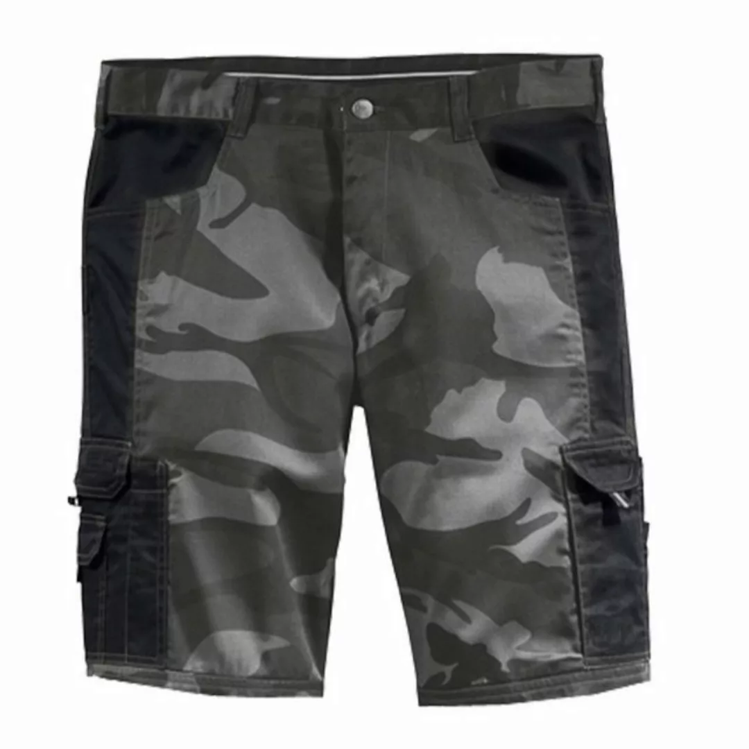 SCHEIBLER WORKWEAR Arbeitsshorts Camouflage mit Hammerschalufe und Obersche günstig online kaufen