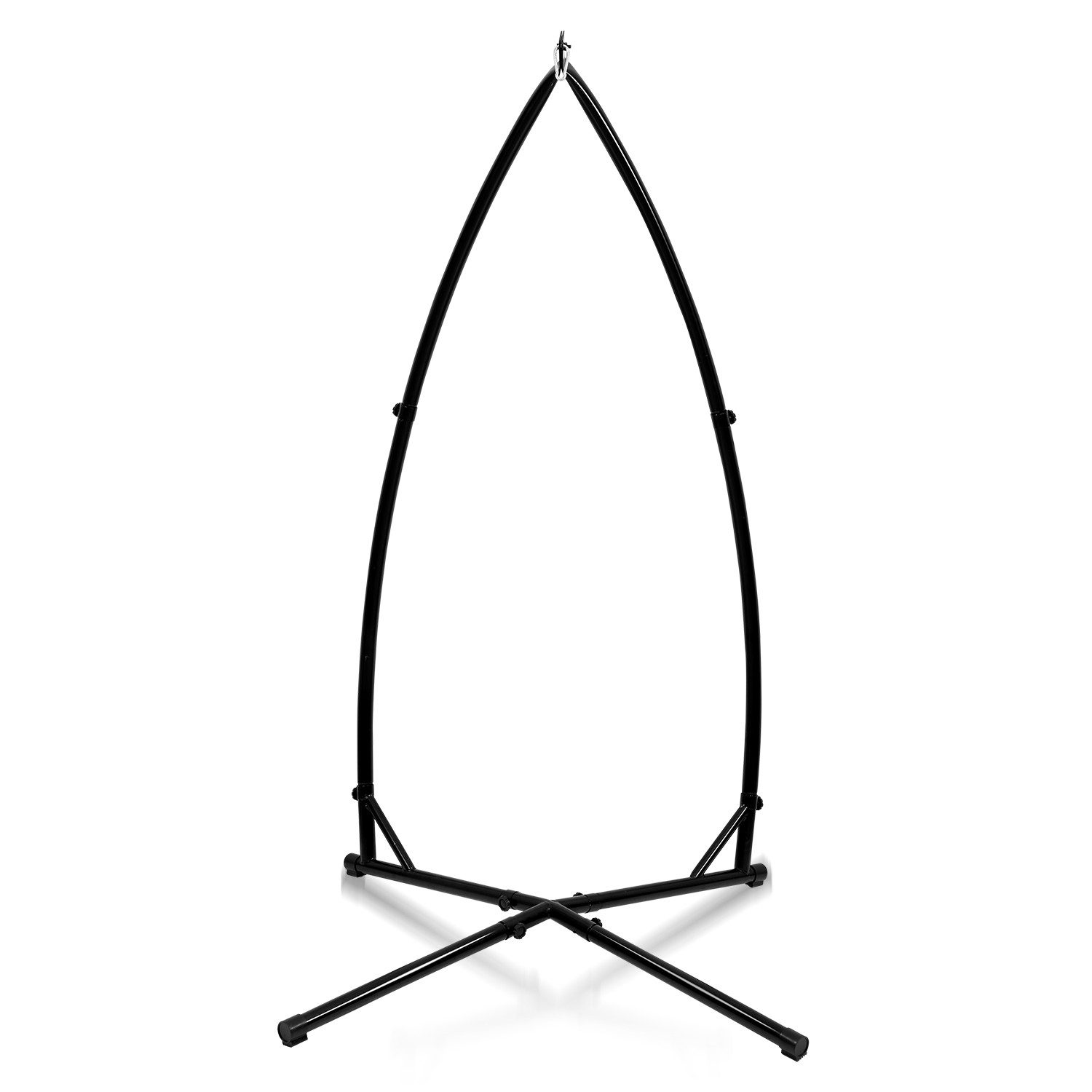 Clanmacy Hängestuhl Hängesesselgestell 110x110x215cm Metall Terrasse günstig online kaufen