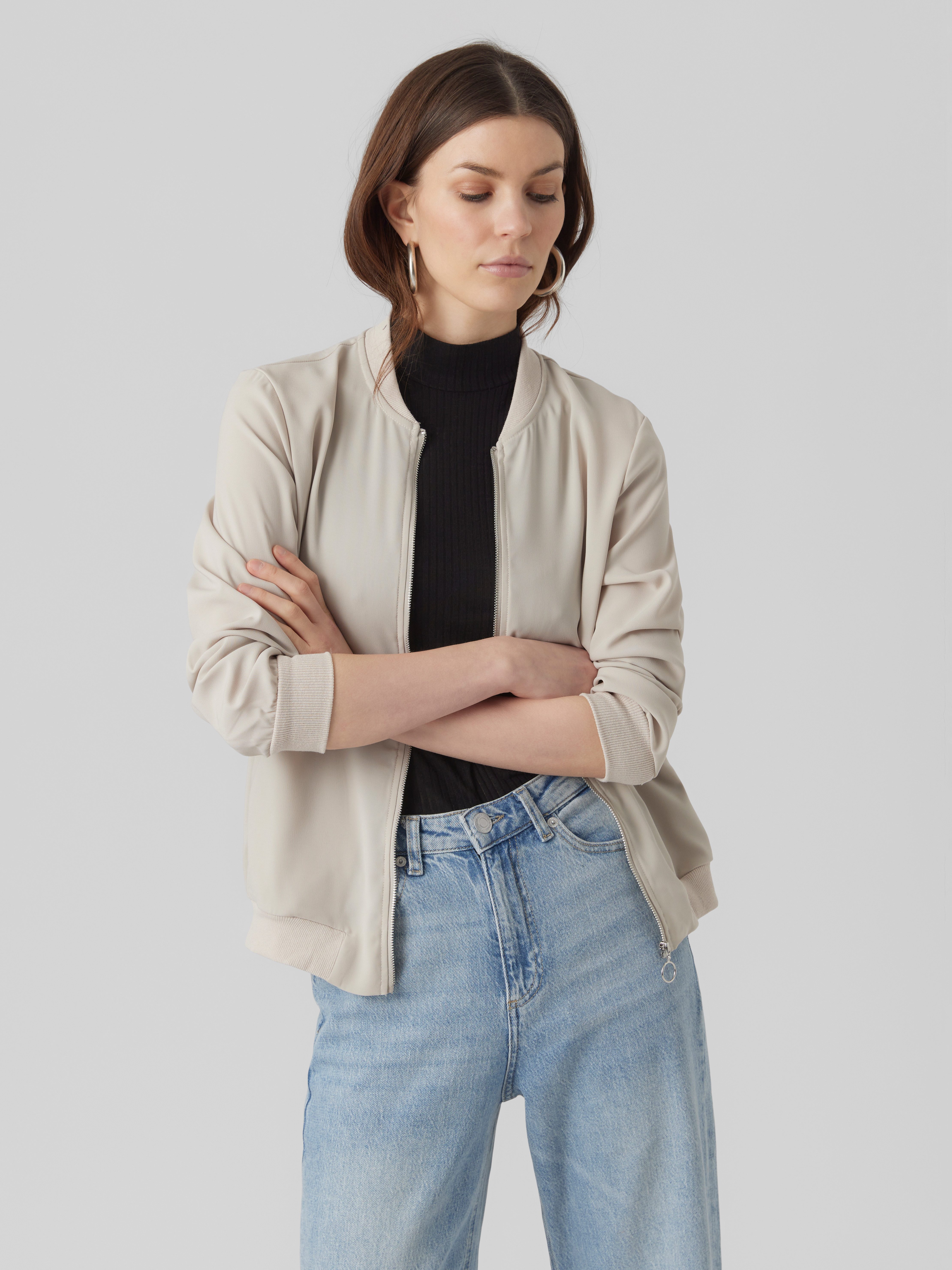 Vero Moda Bomberjacke "VMCOCO L/S BOMBER NOOS", in modisch kurzer Form günstig online kaufen