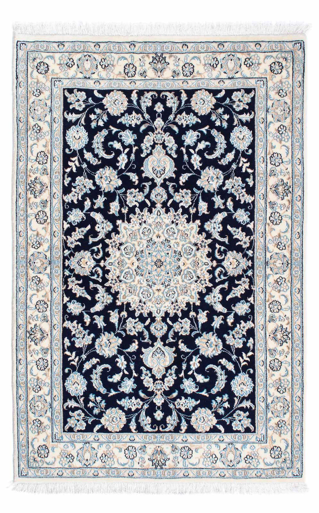 morgenland Orientteppich »Perser - Nain - Royal - 150 x 98 cm - dunkelblau« günstig online kaufen