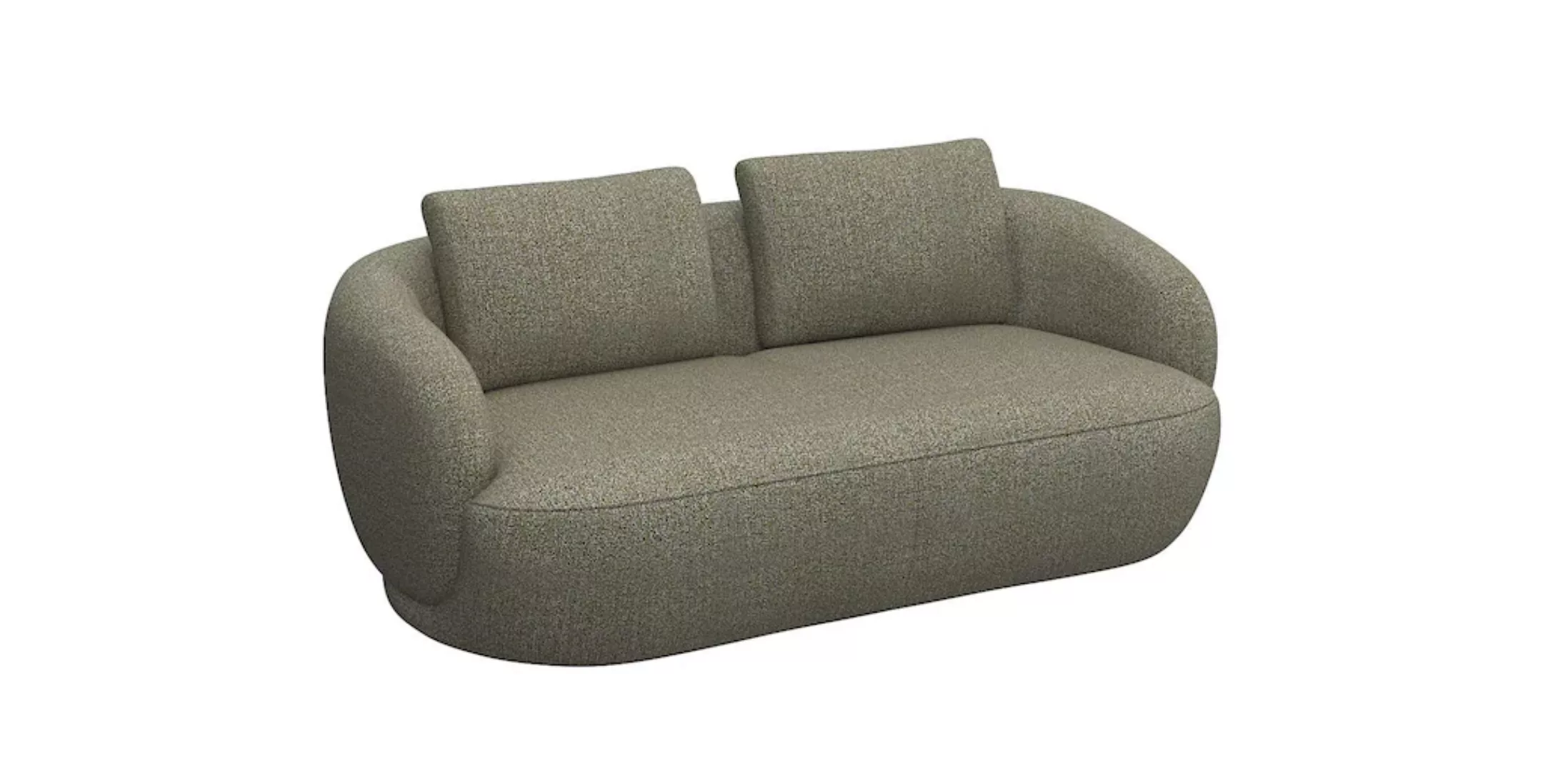 FLEXLUX 2,5-Sitzer »Torino, rund, Couch, Loveseat,«, Modernes, organisches günstig online kaufen