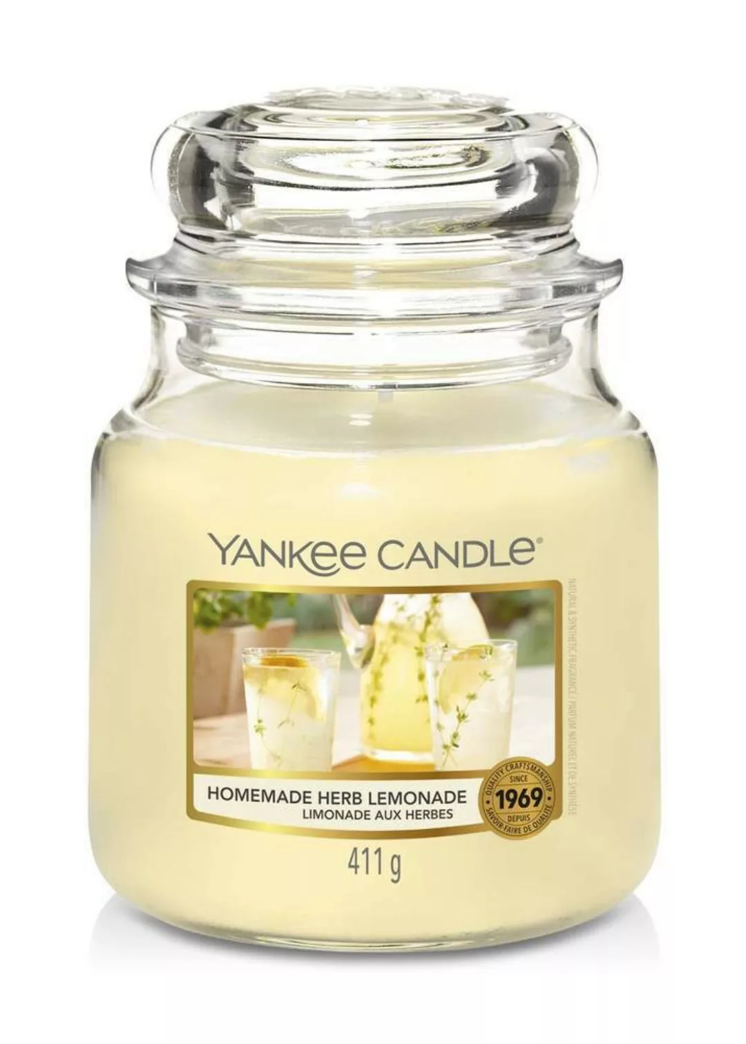 Yankee Candle Duftkerze Homemade Herb Limonade 411 g günstig online kaufen