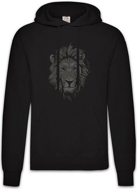 Urban Backwoods Hoodie Lion Face Herren Hoodie Vegan Vegetarier Veganer Tie günstig online kaufen