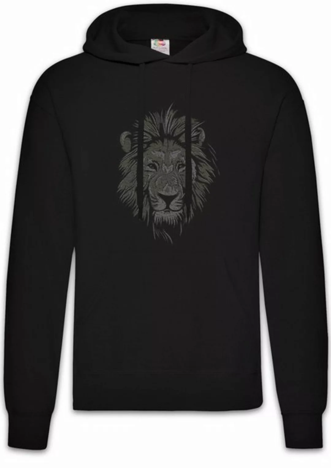 Urban Backwoods Hoodie Lion Face Herren Hoodie Vegan Vegetarier Veganer Tie günstig online kaufen