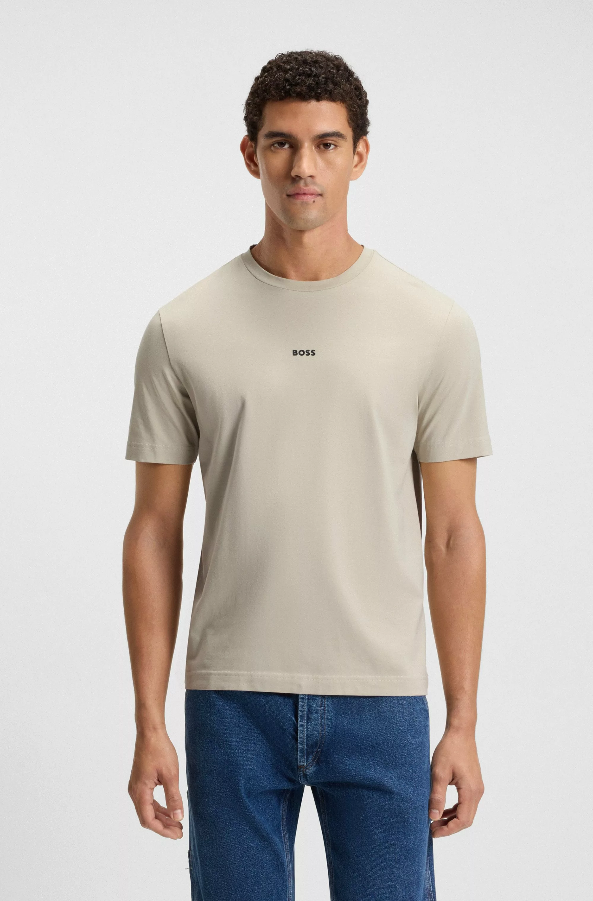 BOSS ORANGE Print-Shirt "TChup", (1 tlg.), mit Marken-Print auf der Brust günstig online kaufen