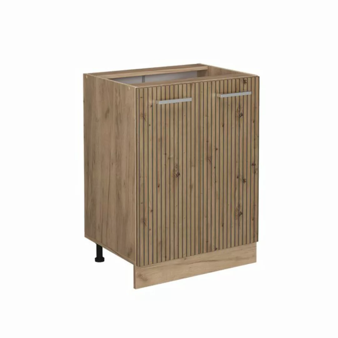 Vicco Unterschrank R-Line, Artisan-Eiche/Goldkraft Eiche, 60 cm, AP Eiche günstig online kaufen