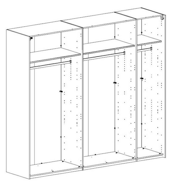 Wimex Schwebetürenschrank Kapstadt (Kapstadt, 1-St., Schwebetürenschrank) 2 günstig online kaufen