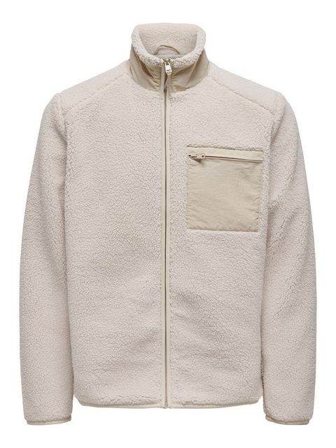 ONLY & SONS Plüschjacke – Warme und Modische Teddy-Jacke von Only&Sons günstig online kaufen