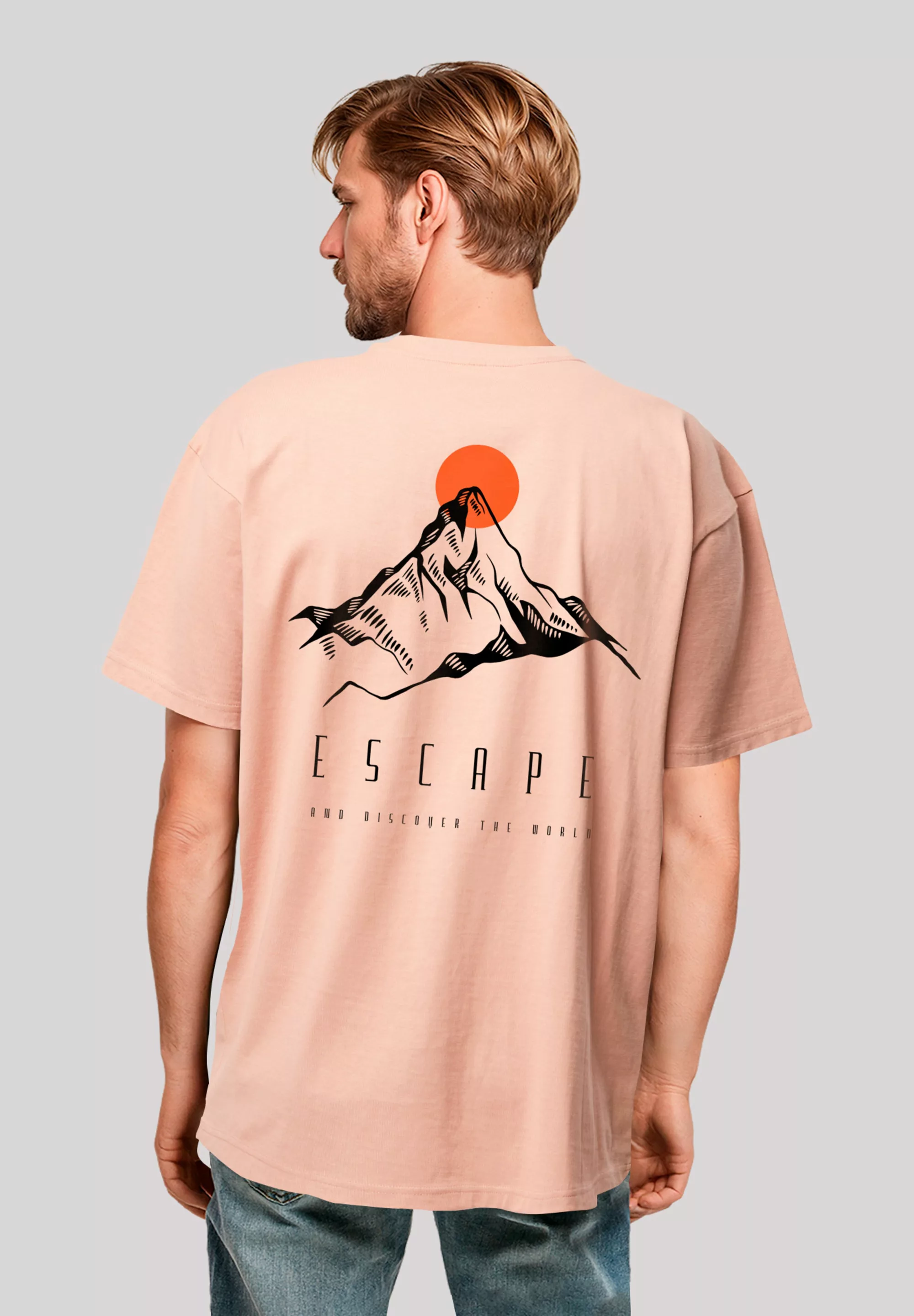 F4NT4STIC T-Shirt "Oversize Escape Discover the World Mountain", Premium Qu günstig online kaufen