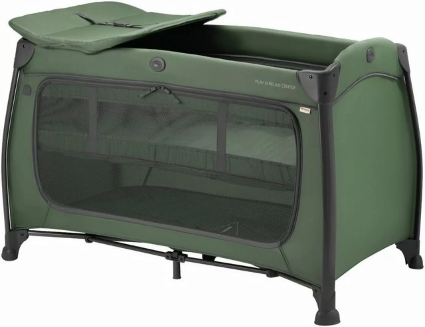 Hauck Baby-Reisebett Play N Relax Center, darkgreen, inkl. Neugeboreneneinh günstig online kaufen