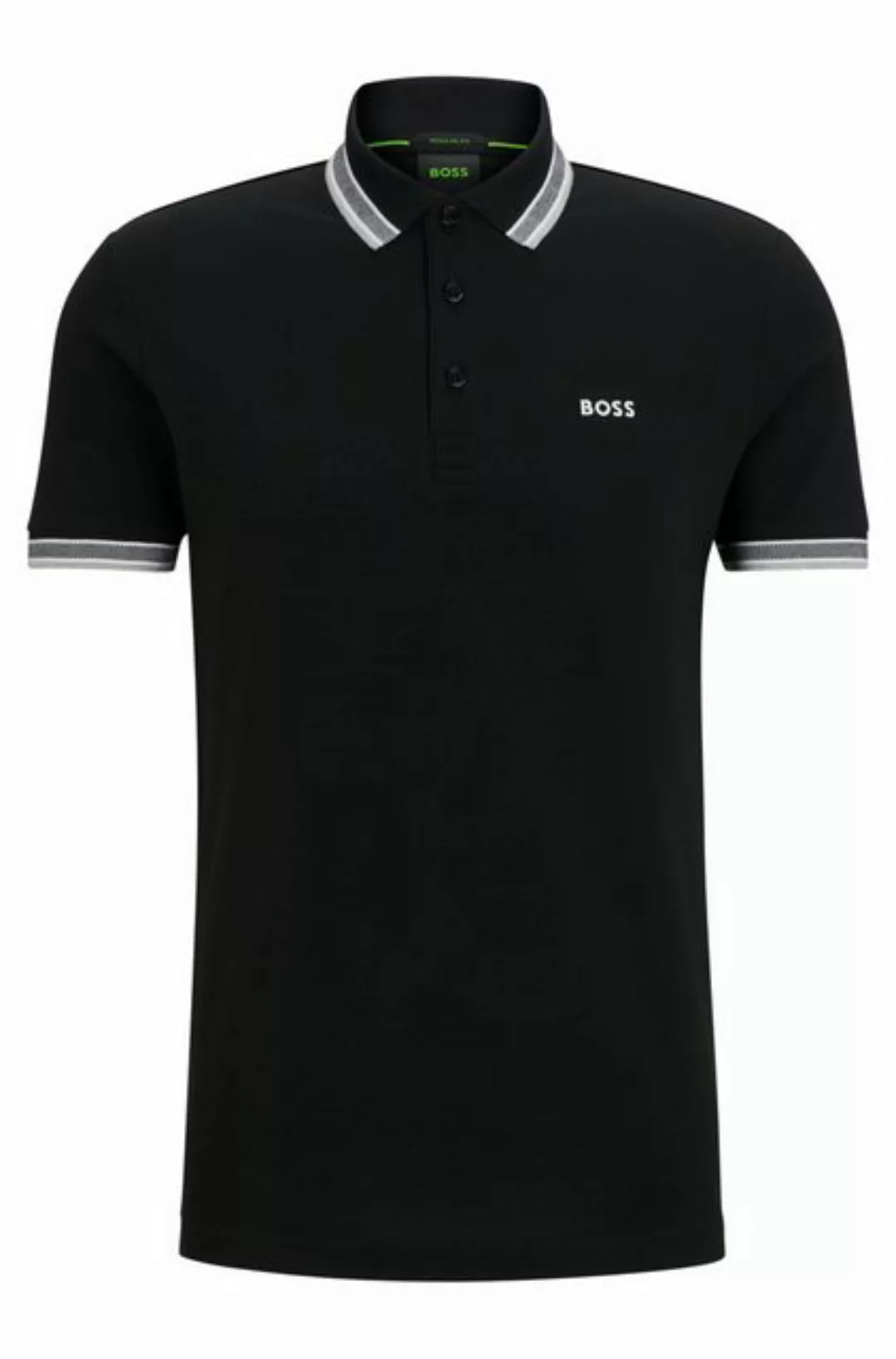 BOSS GREEN Poloshirt Paddy mit kontrastfarbenen Streifen am Kragen günstig online kaufen