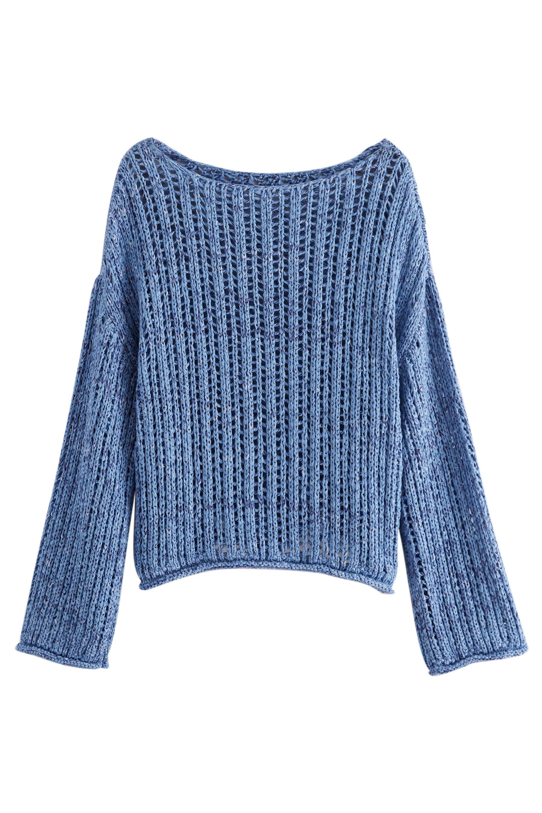 Next Strickpullover Schulterfreier Pullover mit ausgestellten günstig online kaufen