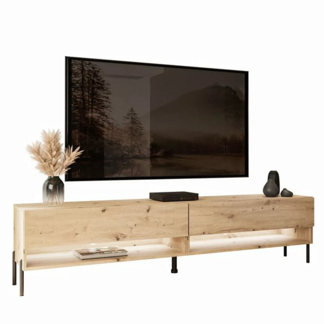 ALLHOUSE24 TV-Schrank ALISSE 180 cm Artisan Eiche Lowboard Unterschrank mit günstig online kaufen