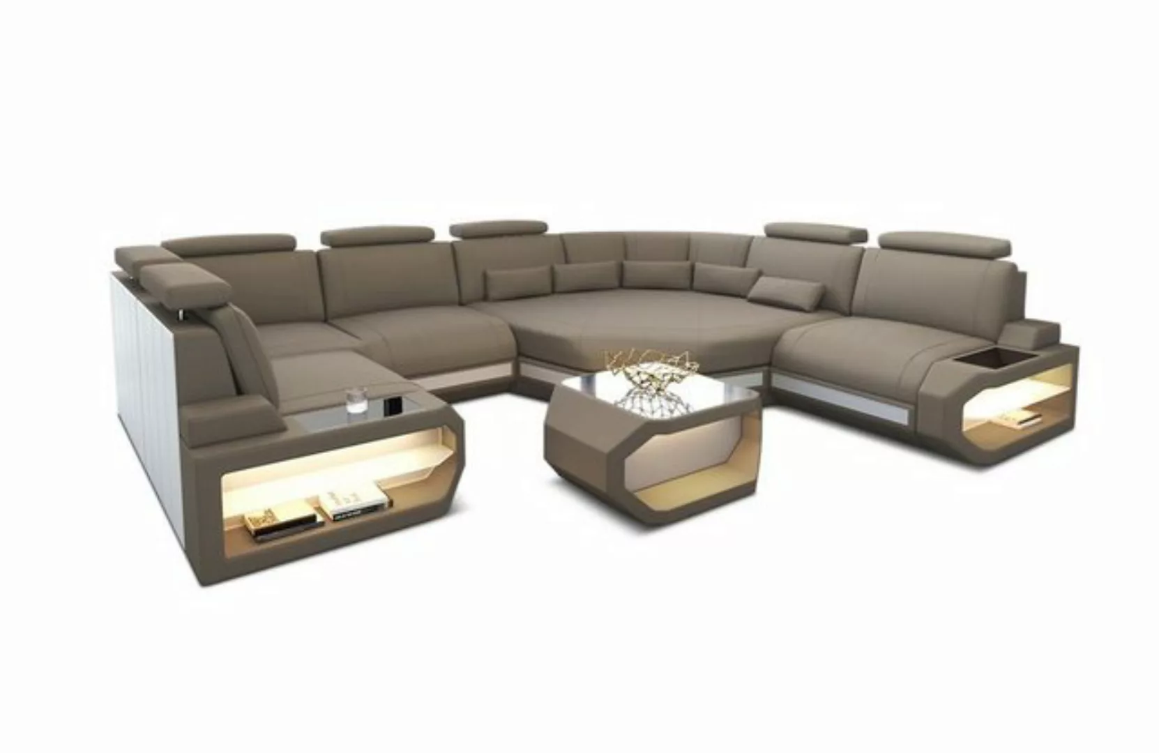 Sofa Dreams Wohnlandschaft Polster Sofa Stoff Couch Asti U Mini Stoffsofa m günstig online kaufen