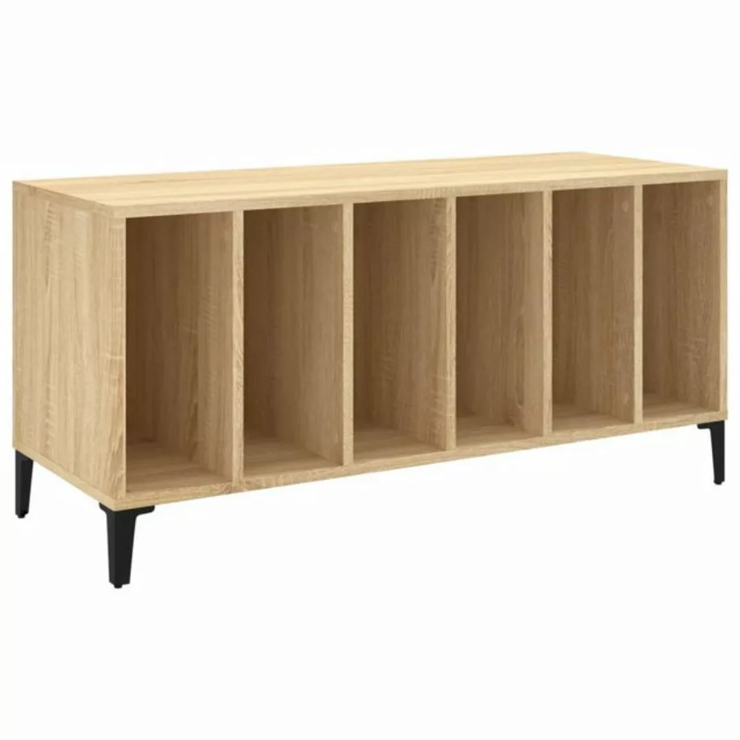 vidaXL Beistellschrank Plattenschrank Sonoma-Eiche 100x38x48 cm Holzwerksto günstig online kaufen