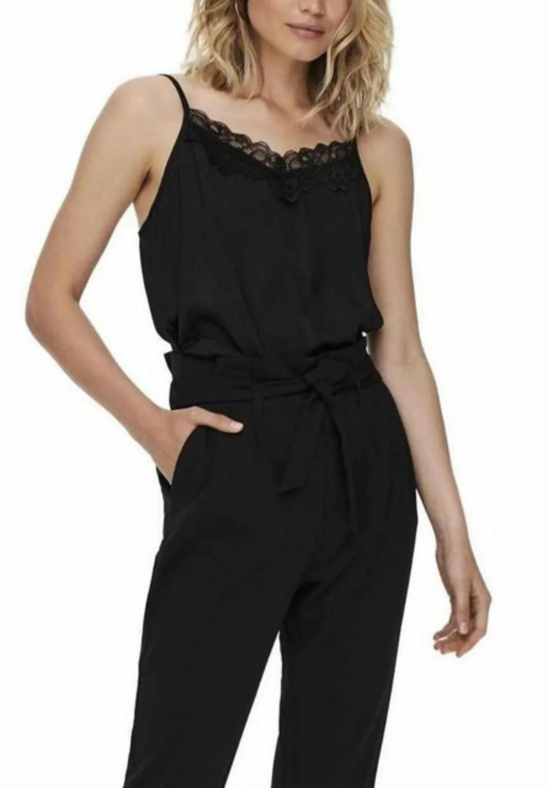 Jdy Appa Lace Ärmelloses T-shirt 34 Black / Detail Dtm Lace günstig online kaufen