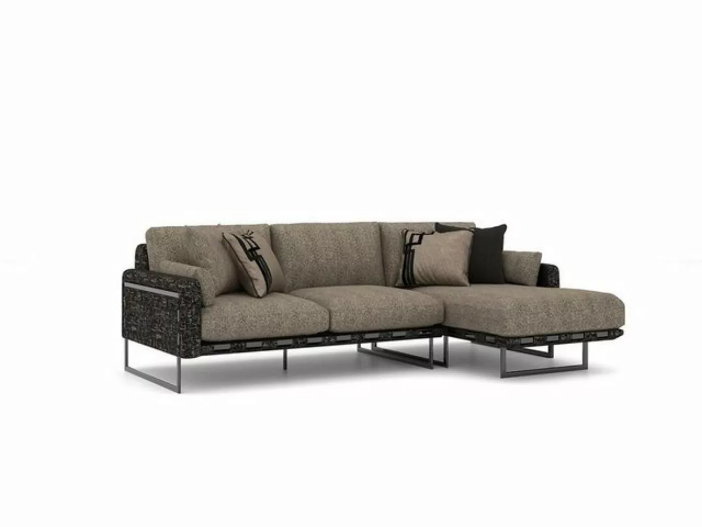 JVmoebel Ecksofa Designer Polstermöbel Ecksofa L-Form Wohnzimmer Sofa Couch günstig online kaufen