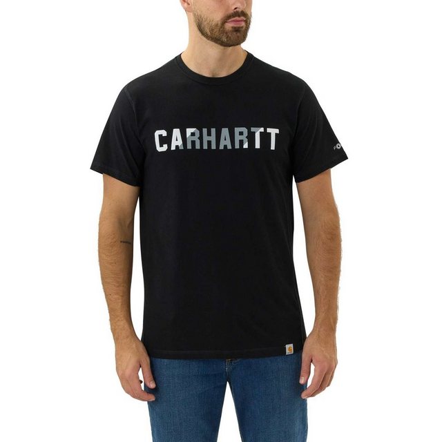 Carhartt T-Shirt Carhartt FORCE FLEX BLOCK LOGO T-SHIRTS S/S 105203 (1-tlg) günstig online kaufen