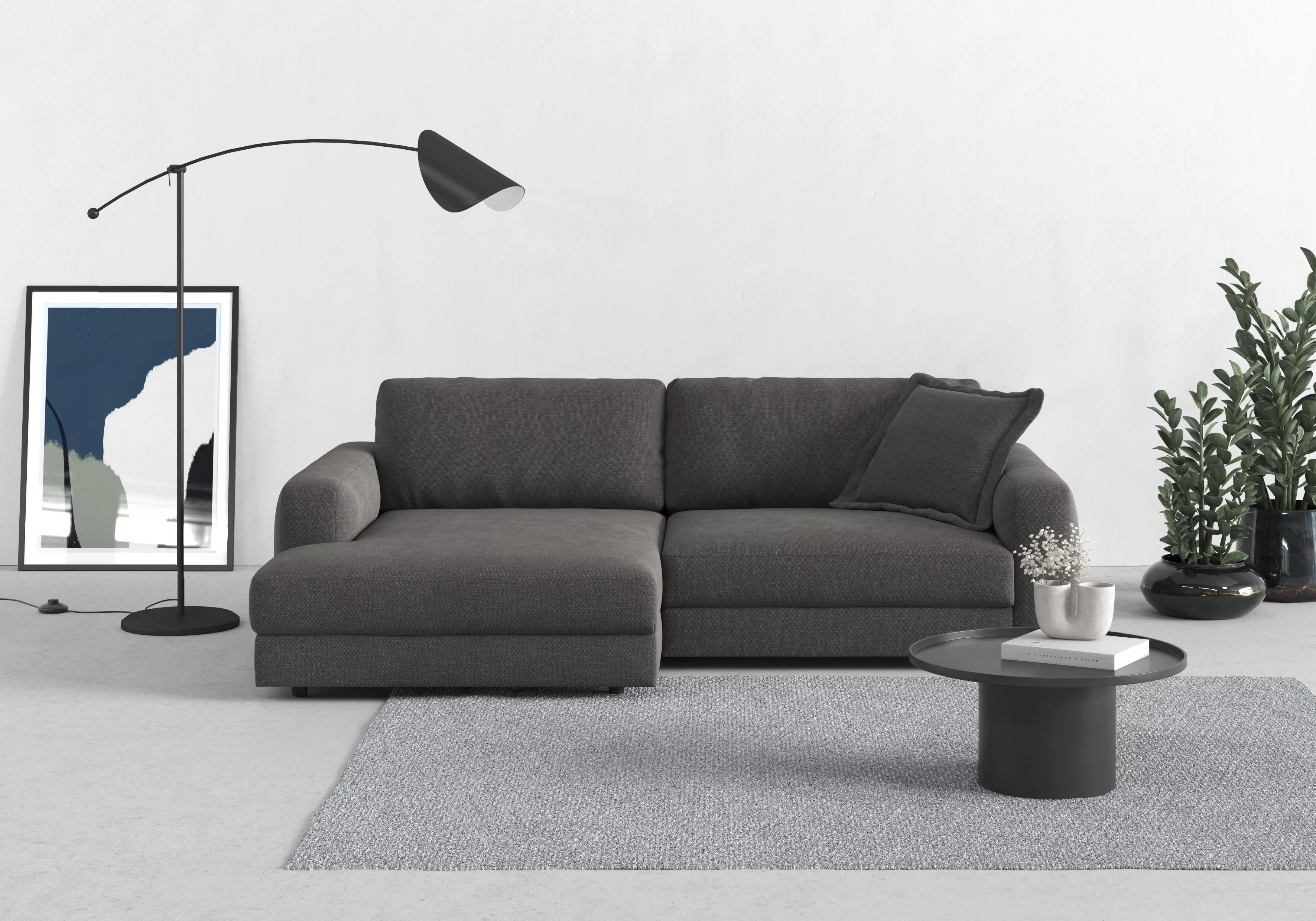 TRENDMANUFAKTUR Ecksofa "Bourbon, Designsofa mit tollem Sitzkomfort, L-Form günstig online kaufen