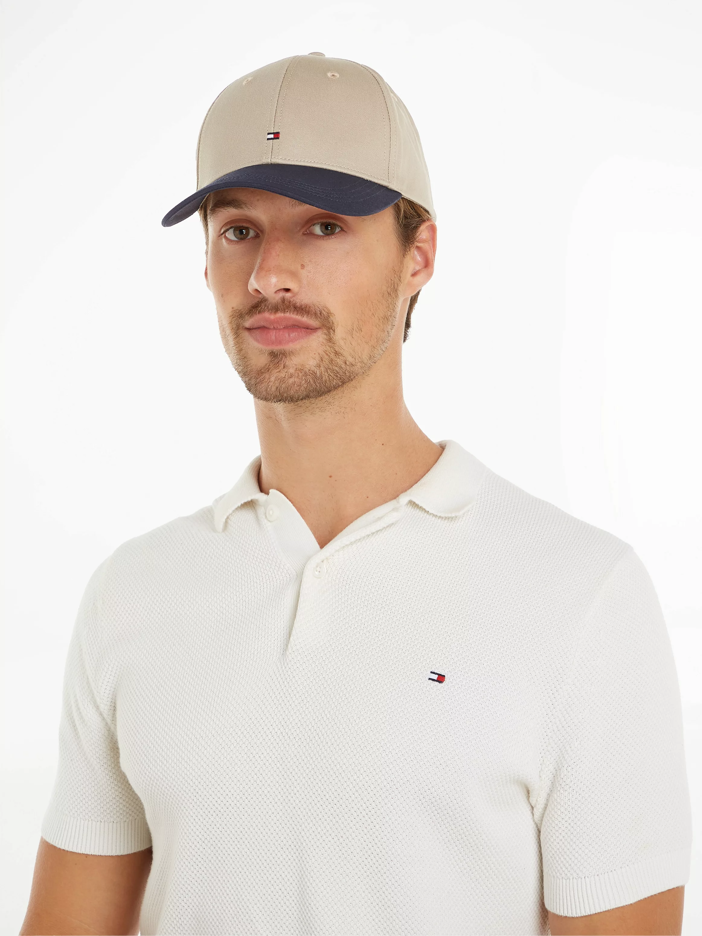 Tommy Hilfiger Baseball Cap "TH FLAG COTTON 6 PANEL CAP", mit dezenter Labe günstig online kaufen