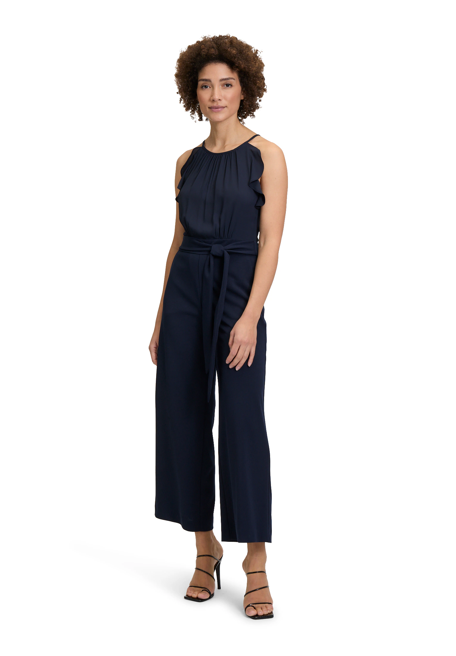 Vera Mont Overall "Vera Mont Jumpsuit mit Volant", (1 tlg.), Bindeband günstig online kaufen