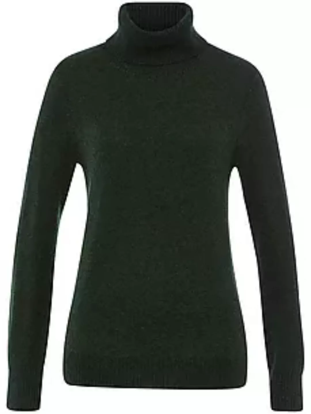 Rollkragen-Pullover aus 100% Premium-Kaschmir Peter Hahn Cashmere grün günstig online kaufen