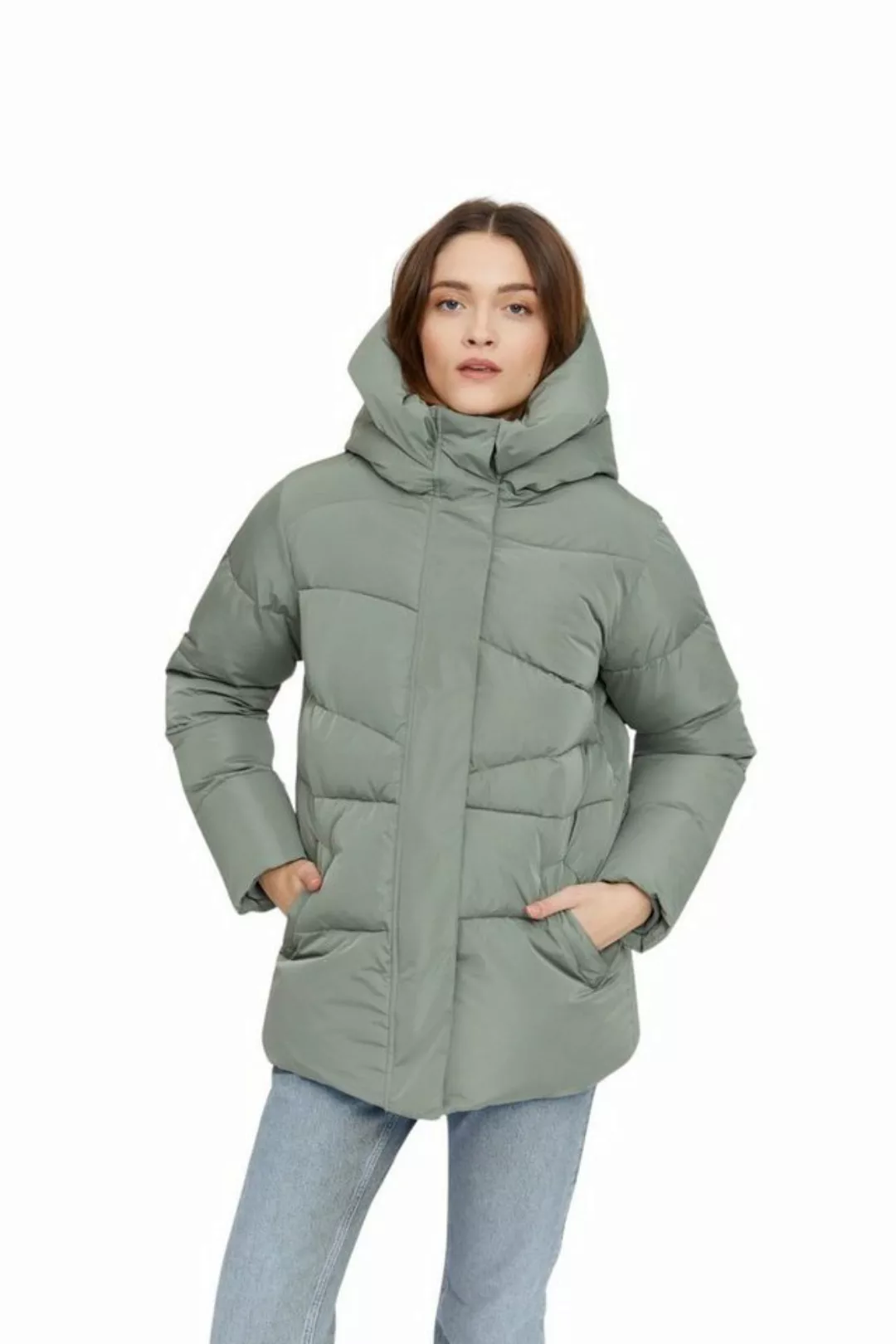 MAZINE Winterjacke WANDA COAT Grün Vegane Damen Winterjacke günstig online kaufen