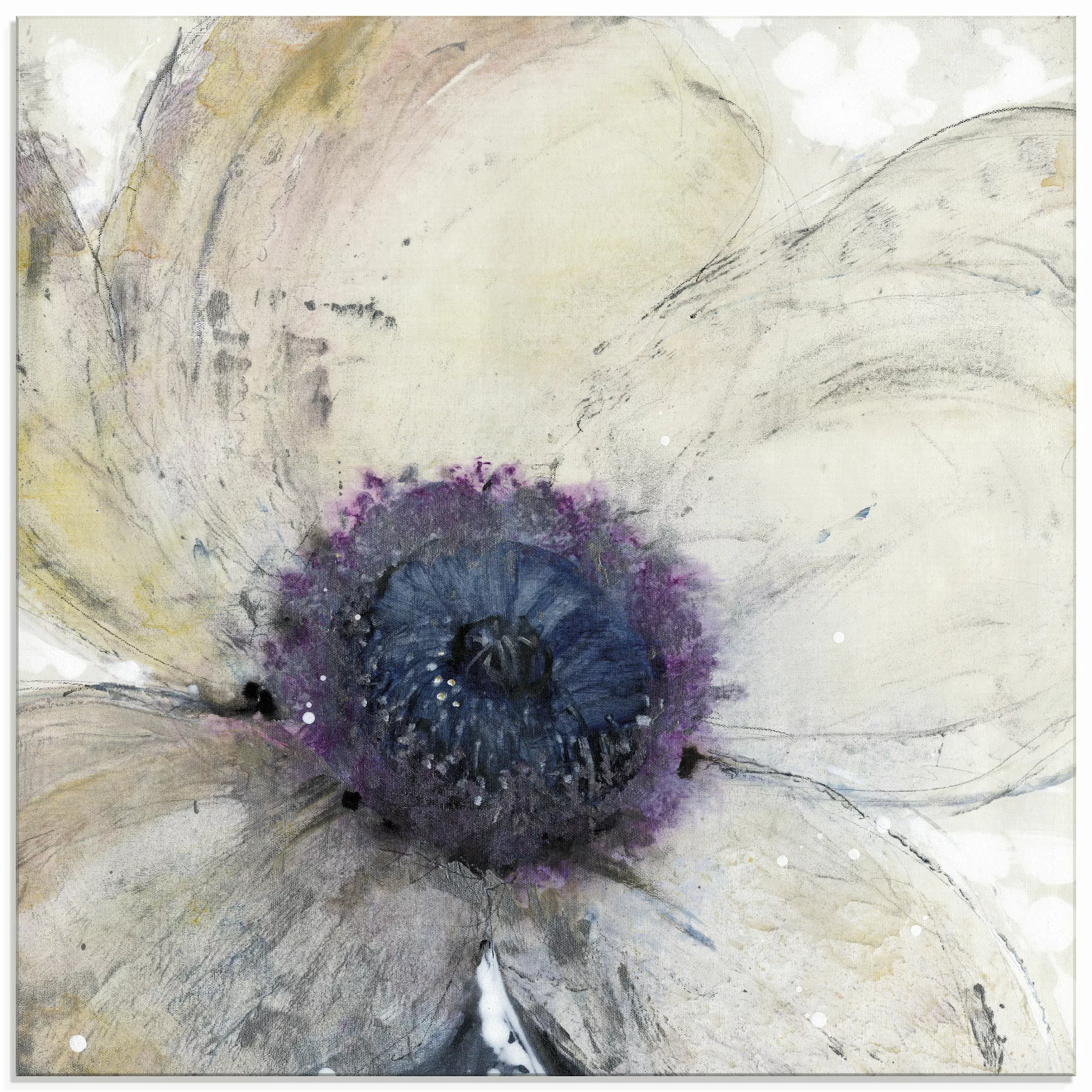 Artland Glasbild "Blumenfluss II", Blumen, (1 St.) günstig online kaufen