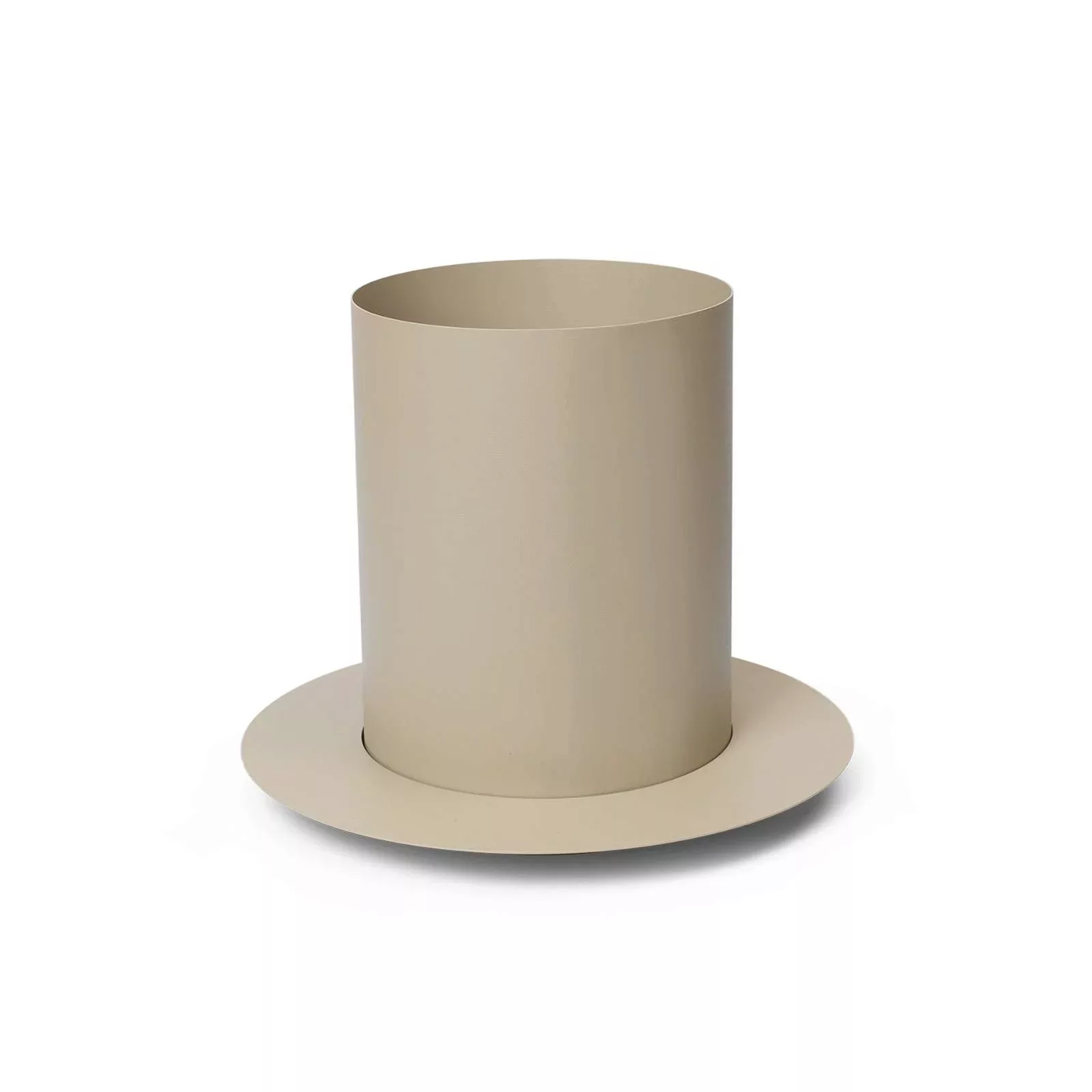 ferm LIVING Blumentopf Auran, beige, Höhe 26,6 cm, Eisen günstig online kaufen