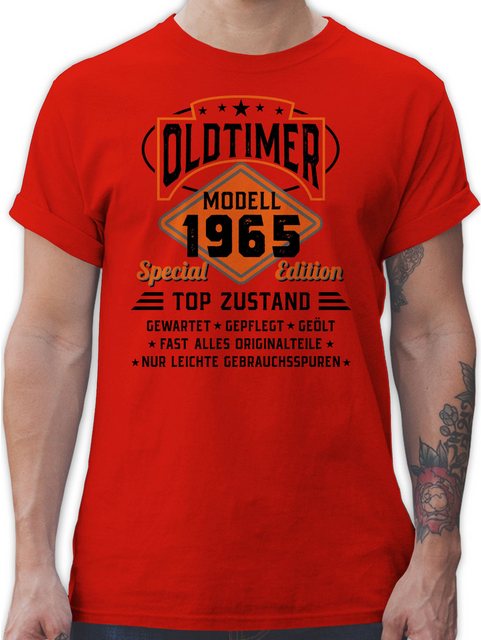 Shirtracer T-Shirt Oldtimer Modell 1965 - schwarz 60. Geburtstag günstig online kaufen