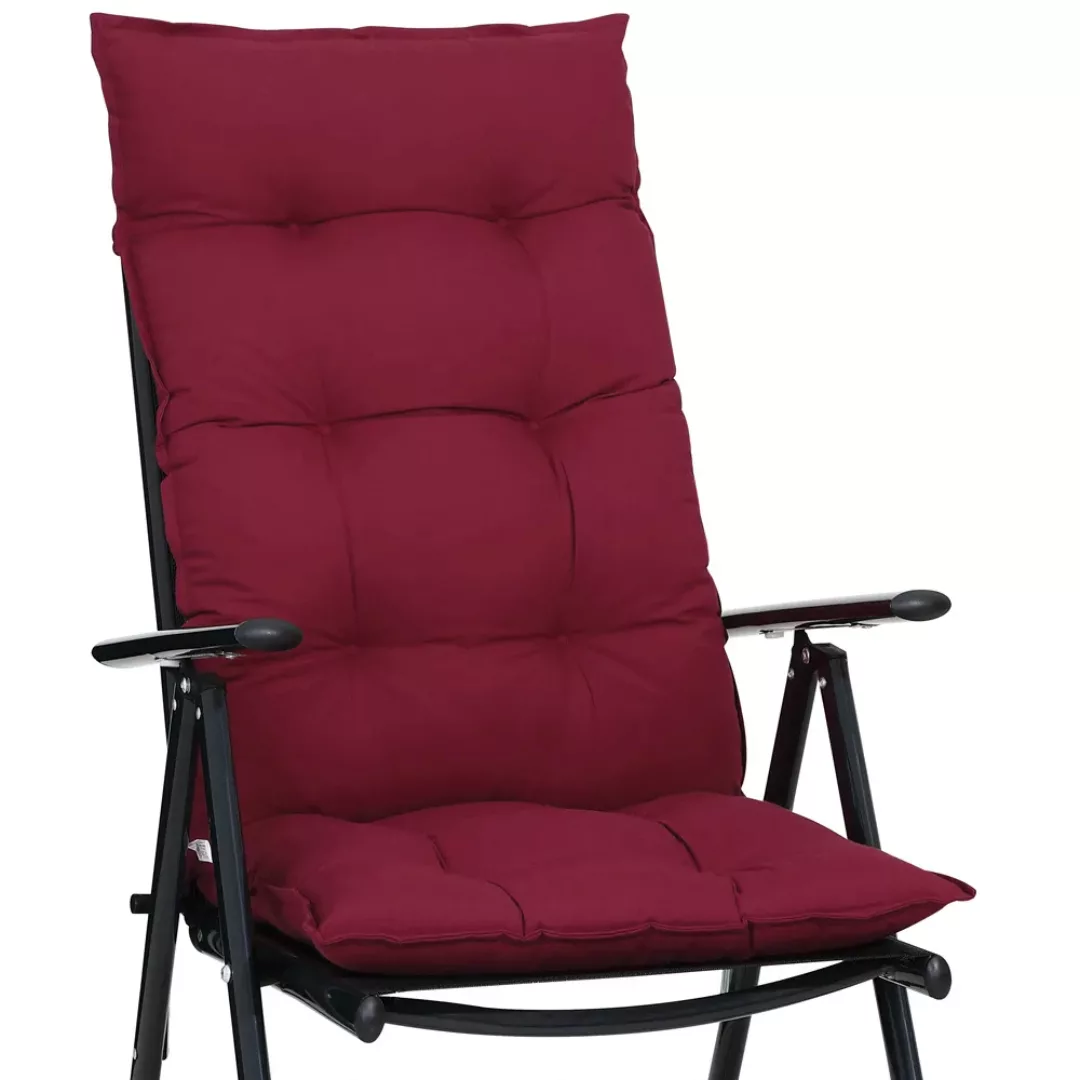 Sitzkissen 6er-Set Cozy Vanamo Rot 129x53x10cm günstig online kaufen