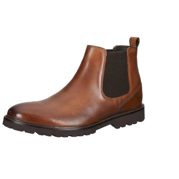 Mercedes Herren Chelsea Boot Leder mittelbraun, Gr. 45 günstig online kaufen