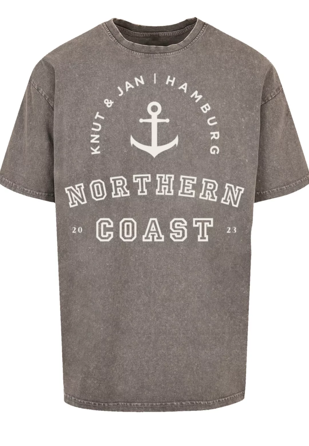 F4NT4STIC T-Shirt "Northern Coast Nordsee Knut & Jan Hamburg", Print günstig online kaufen