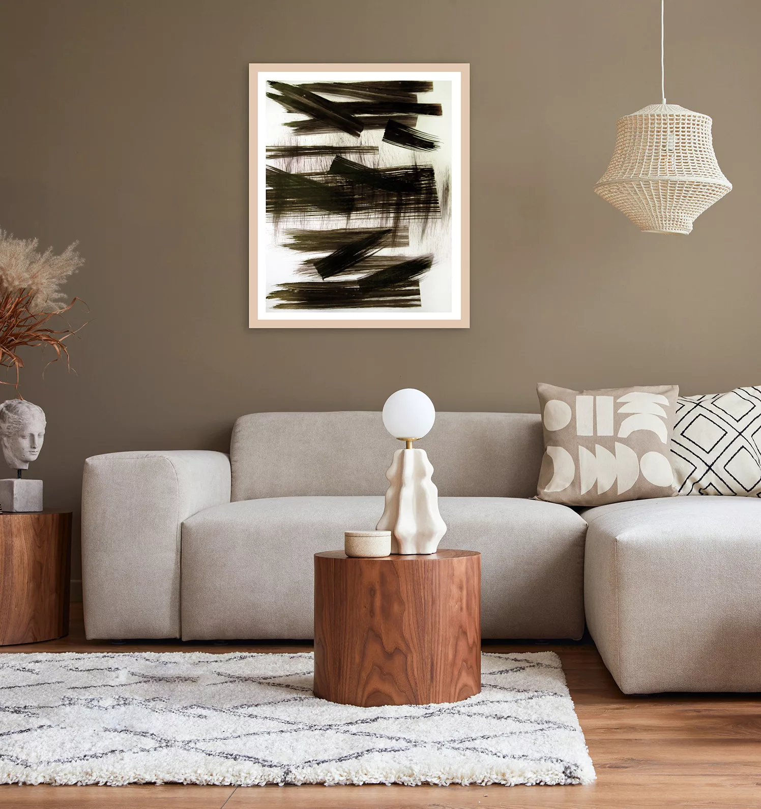 LeGer Home by Lena Gercke Bild mit Rahmen »Mila«, Abstrakt-Abstrakte-Art-Ku günstig online kaufen