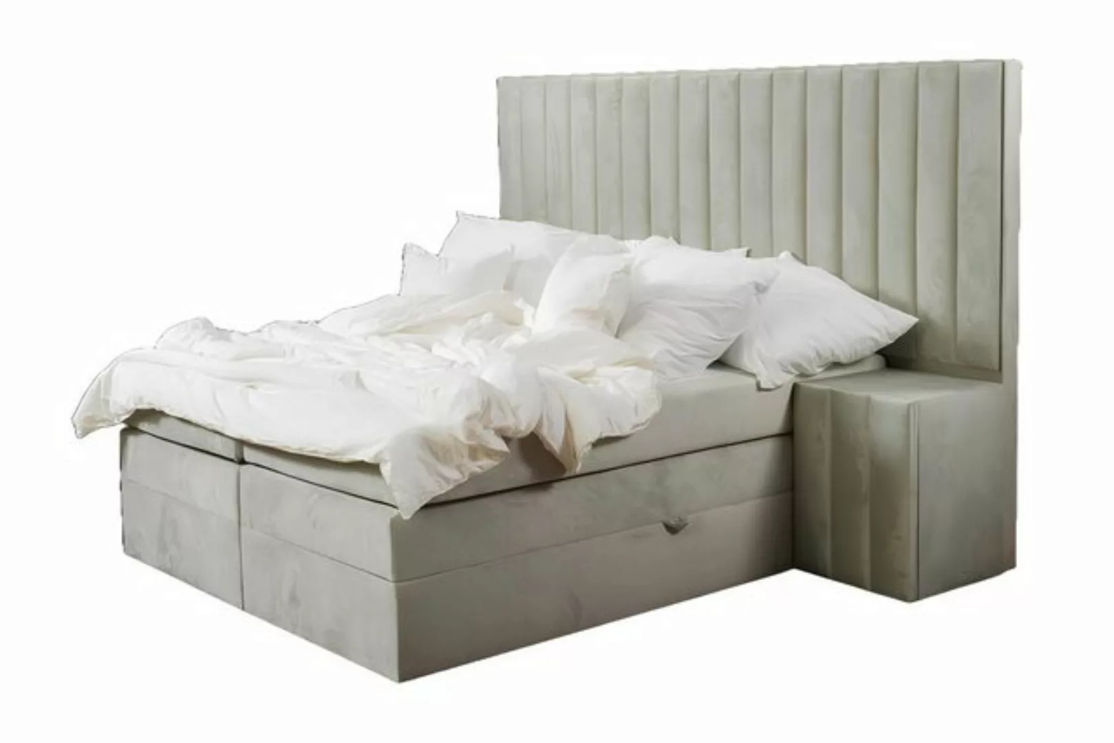 Xlmoebel Bett Hochwertiges Schlafzimmer-Nachttisch-Bett 3-teiliges Set (3tl günstig online kaufen