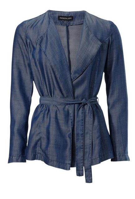 heine Steppjacke Patrizia Dini Damen Designer-Tenceljacke, blau-denim günstig online kaufen