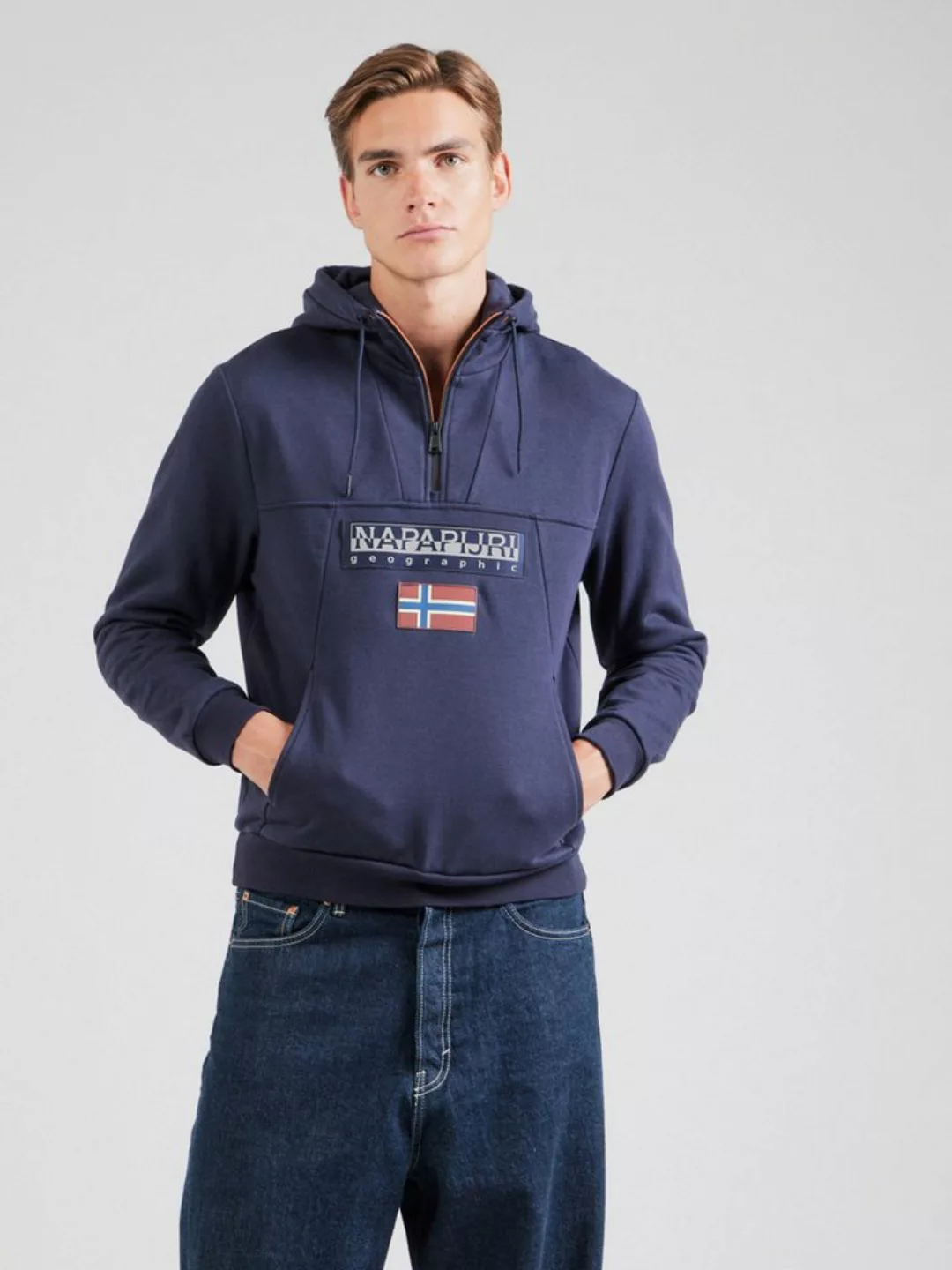 Napapijri Sweatshirt BURGEE HZH 2.0 (1-tlg) günstig online kaufen