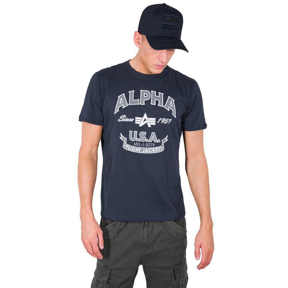 Alpha Industries Alpha Fj Kurzärmeliges T-shirt L Vintage White günstig online kaufen