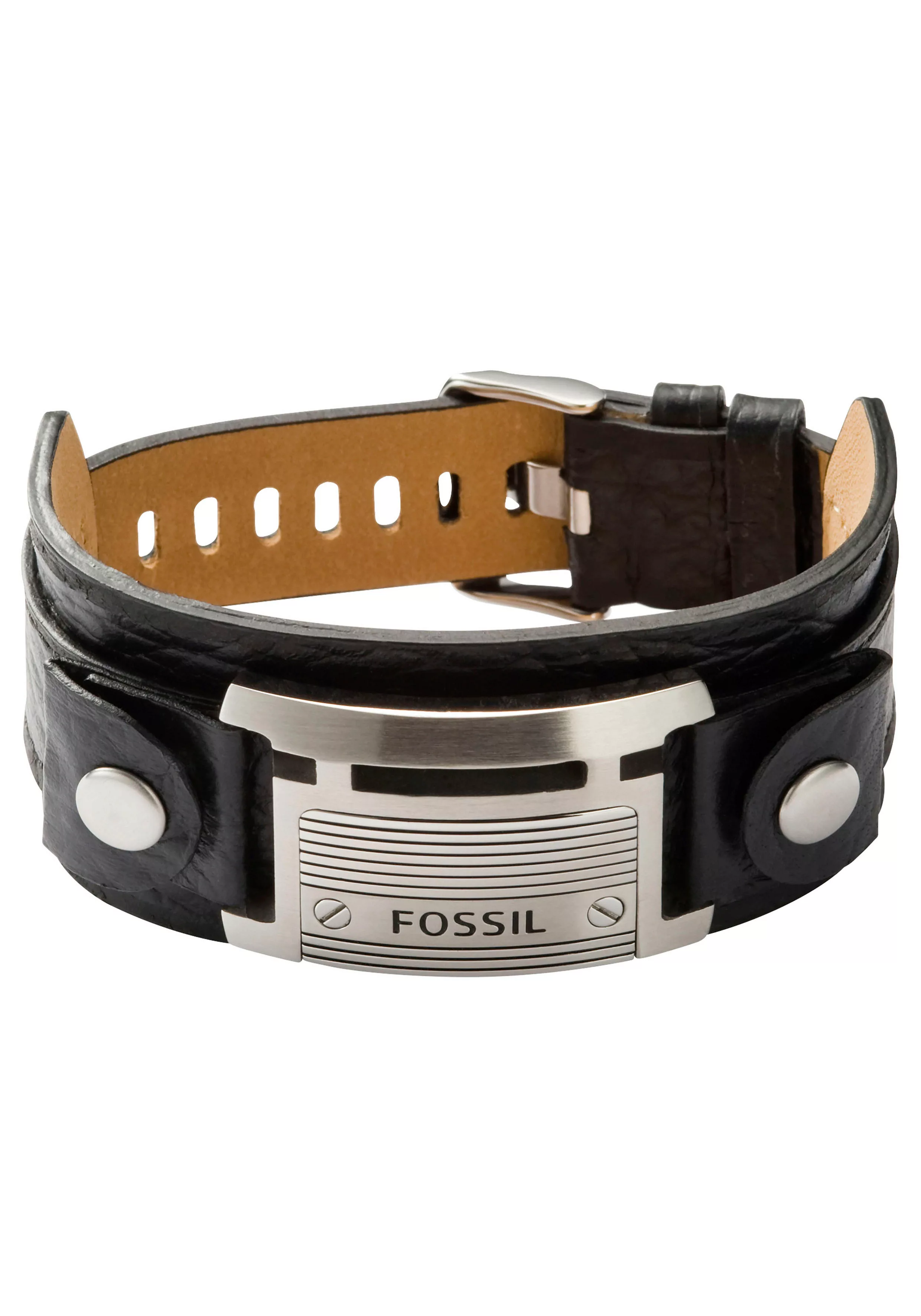 Fossil Lederarmband "Schmuck Geschenk Armkette Lederband, all time Klassike günstig online kaufen