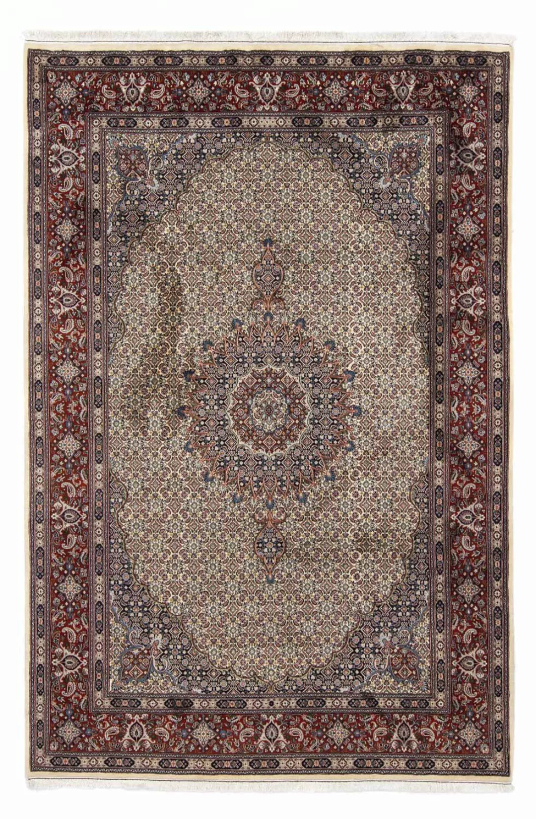 morgenland Wollteppich »Moud Medaillon Beige 308 x 205 cm«, rechteckig, 10 günstig online kaufen