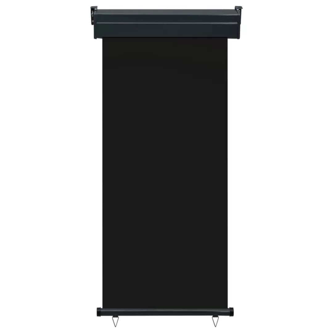 Balkon-seitenmarkise 80 × 250 Cm Schwarz günstig online kaufen