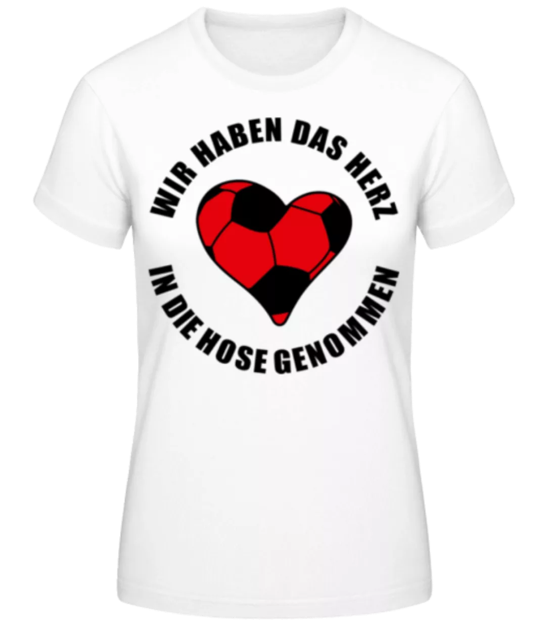 Das Herz In Die Hose Genommen · Frauen Basic T-Shirt günstig online kaufen