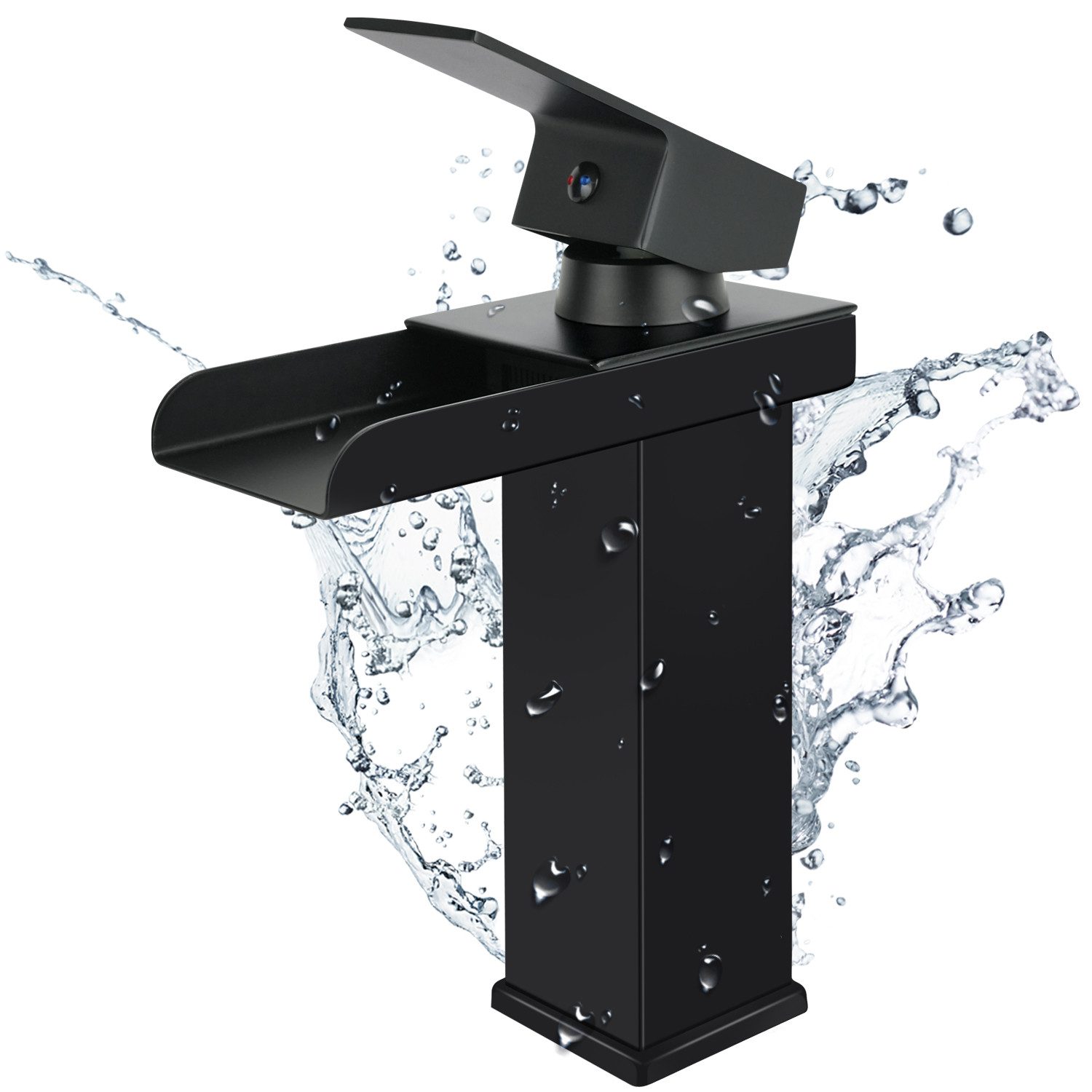 Eumaty Waschtischarmatur Wasserhahn Bad, wenig Lärm günstig online kaufen