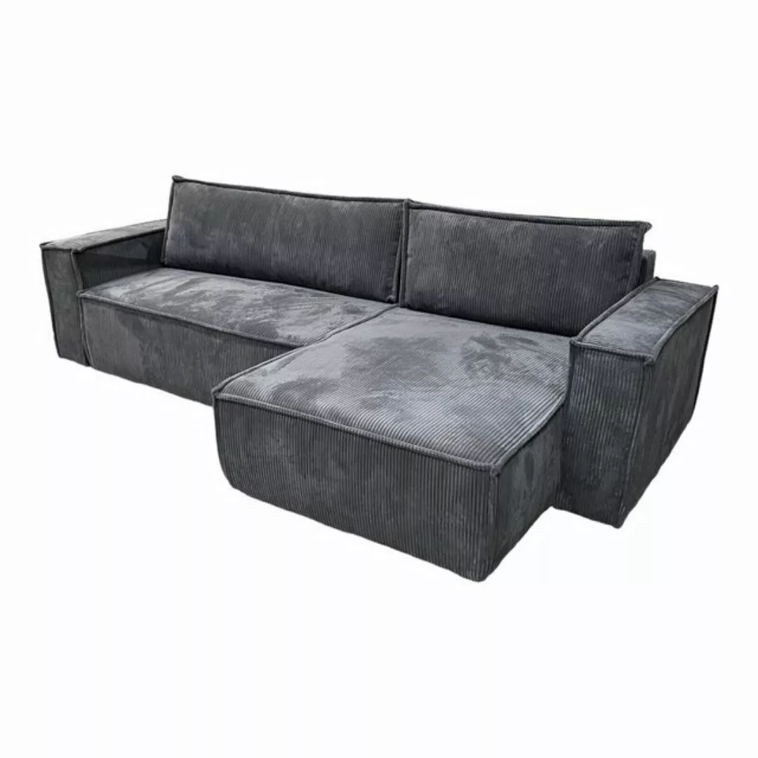 feelmore. Möbel & Co. Ecksofa Cordsofa / Schlafsofa Nizza, mit Bettkasten, günstig online kaufen