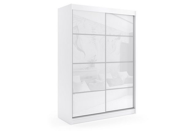 ALTDECOR Schiebetürenschrank VIVI 2 (Kleiderschrank Aluminium-Leisten, Laco günstig online kaufen