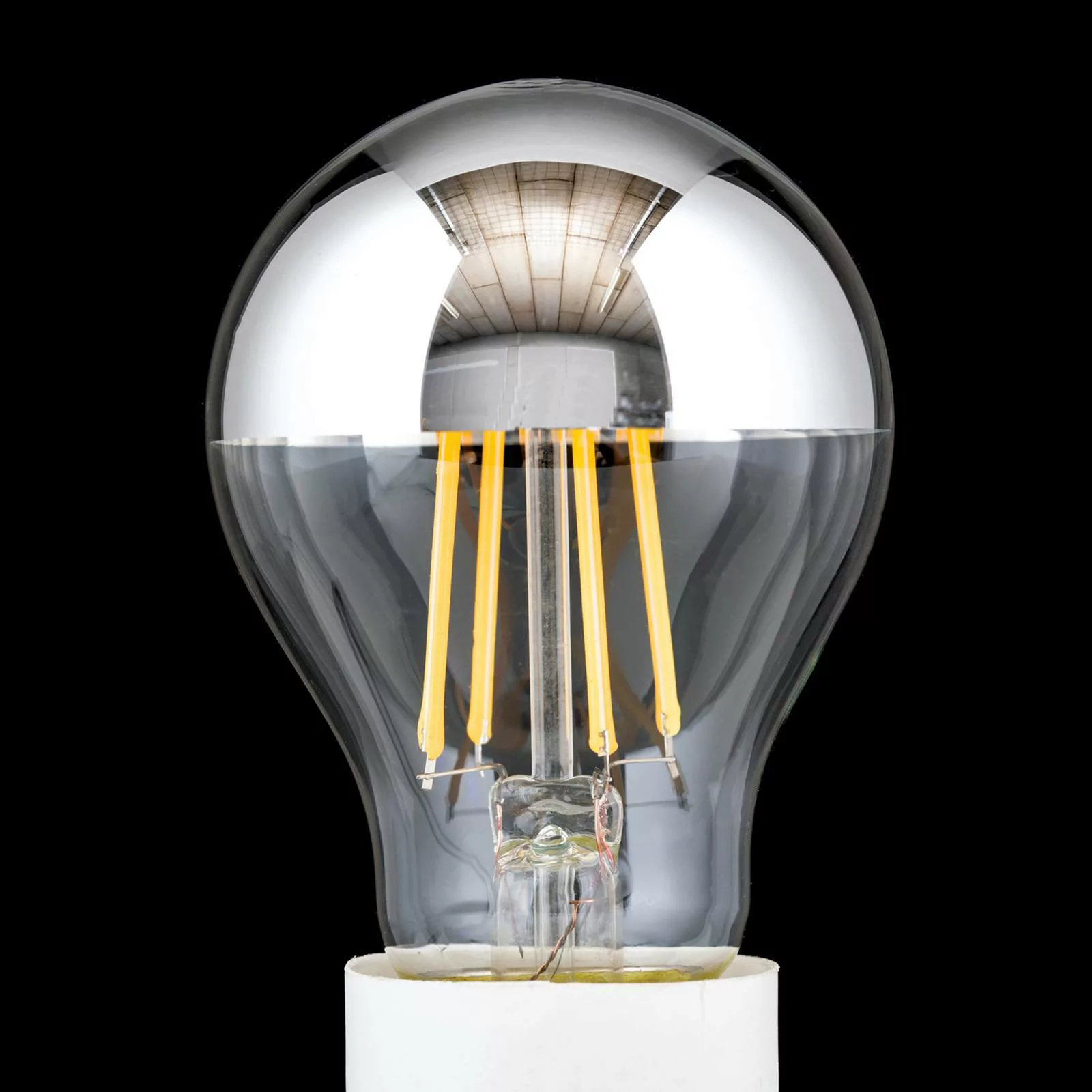 LED-Kopfspiegellampe E27 8W warmweiß, dimmbar günstig online kaufen