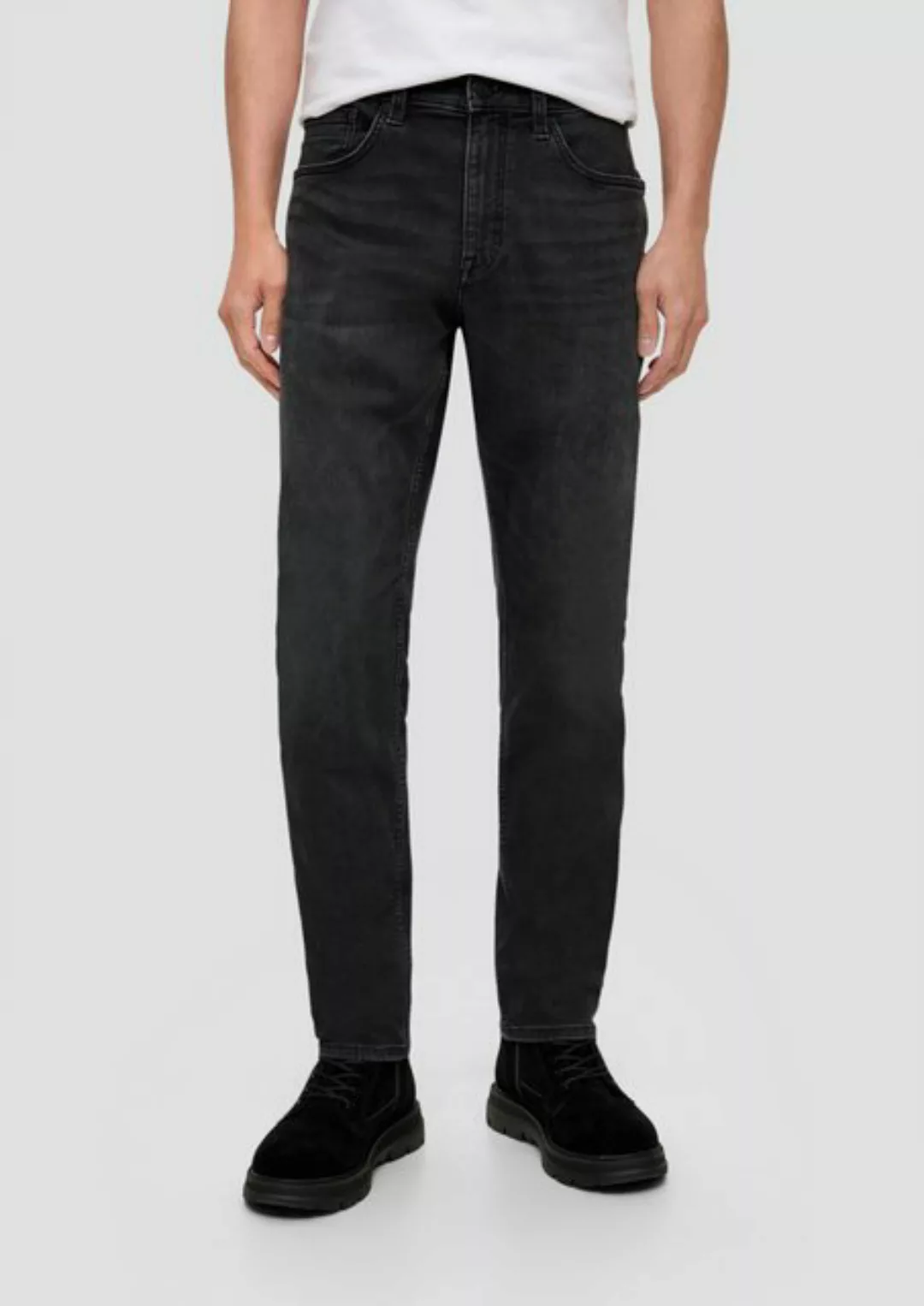 s.Oliver Stoffhose Jeans Mauro / Regular Fit / High Rise / Tapered Leg Labe günstig online kaufen