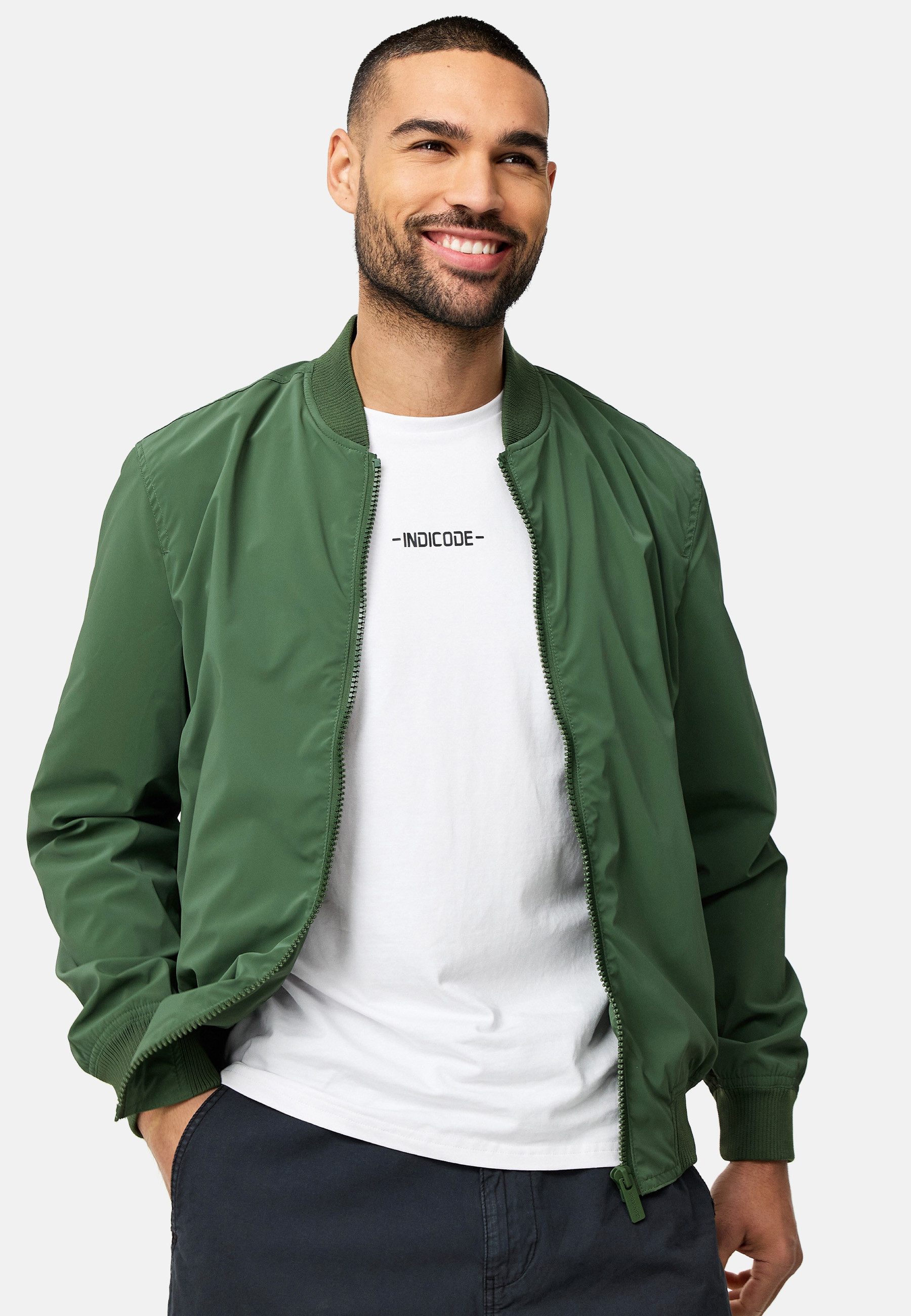Indicode Sommerjacke INIgnam mit klassischer Bomberjacken-Silhouette günstig online kaufen