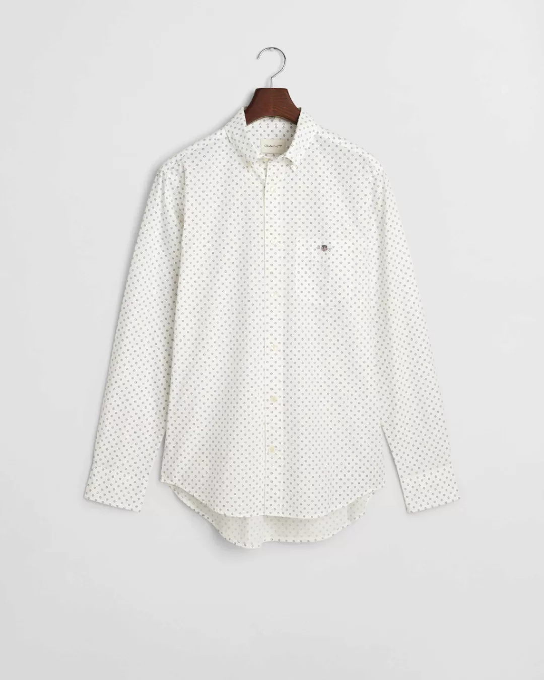 Gant Langarmhemd "REG MICRO PRINT SHIRT", mit modischem Muster günstig online kaufen